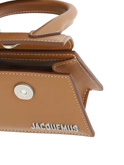 Shop Jacquemus "le Chiquito Homme" Handbag In Brown