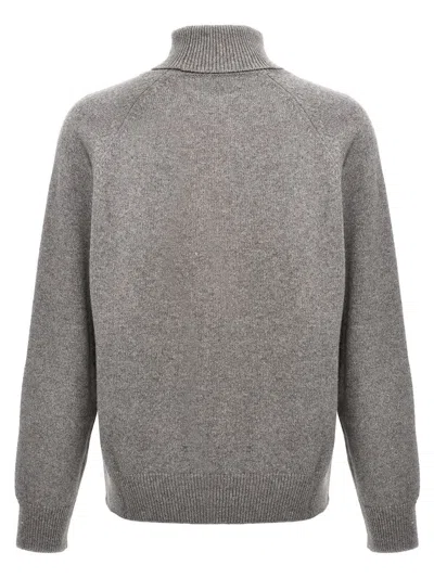 Shop Kenzo Sweater "flower" In Grey