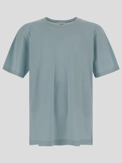 Shop Lardini T-shirts And Polos In Mint Green