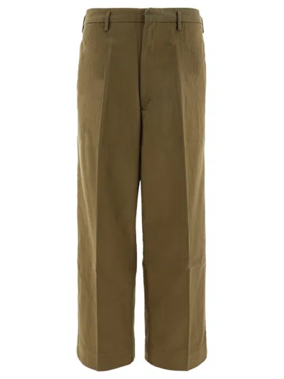 Shop Levi's Straight Leg Trousers In Green