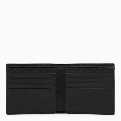 Shop Bally Black Leather Bi Fold Wallet