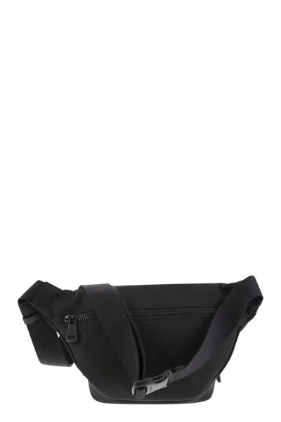 Shop Moncler Durance Nylon Belt Bag In Black