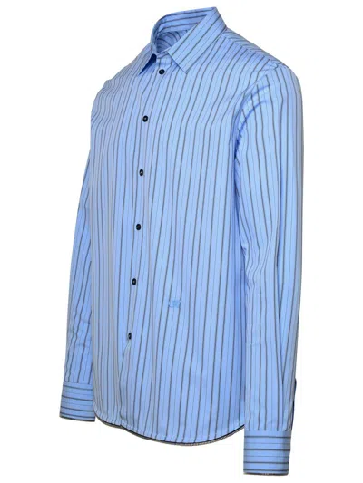 Shop Off-white Light Blue Cotton Shirt
