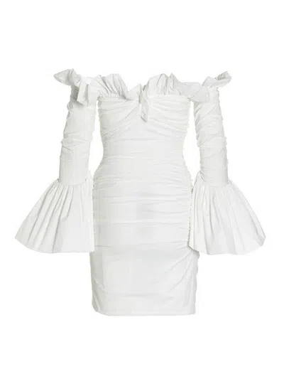 Shop Philosophy Di Lorenzo Serafini Draped Dress In White
