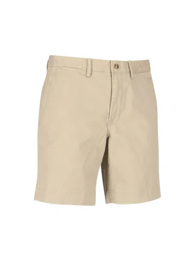 Shop Polo Ralph Lauren Trousers In Beige