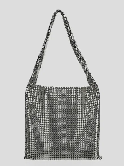 Shop Rabanne Bag In Silver