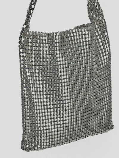 Shop Rabanne Bag In Silver