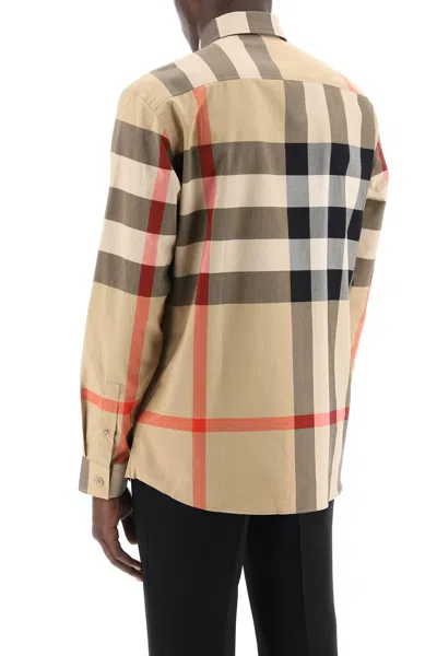 Shop Burberry Long Sleeve Summerton Shirt