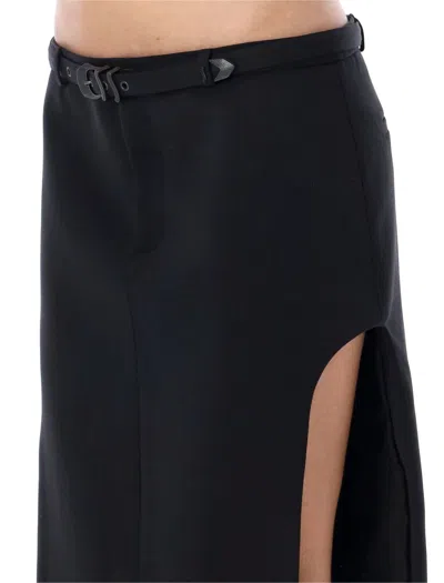 Shop Ssheena Gola Long Skirt In Black