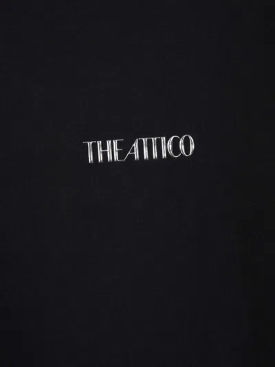 Shop Attico The  Logo Kilie T-shirt In Black