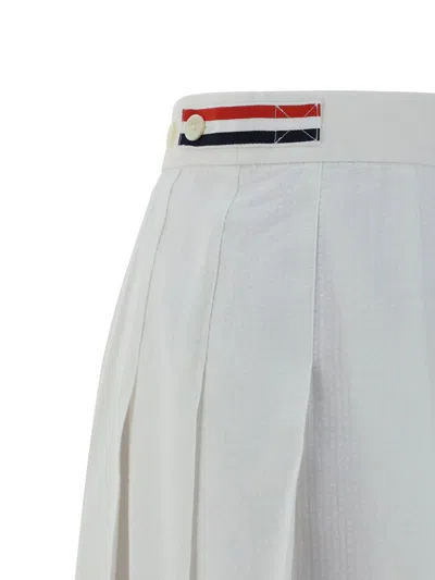 Shop Thom Browne Skirts In White