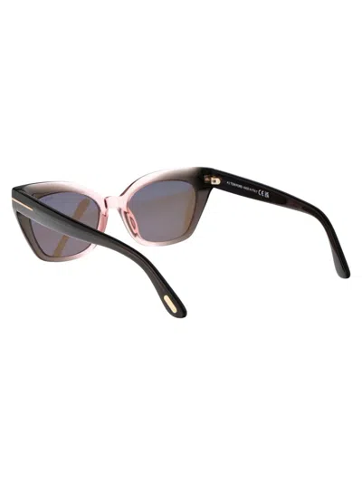 Shop Tom Ford Sunglasses In 20j Grigio/altro / Roviex