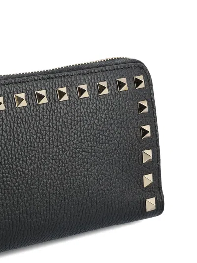 Shop Valentino Garavani Wallets In Black