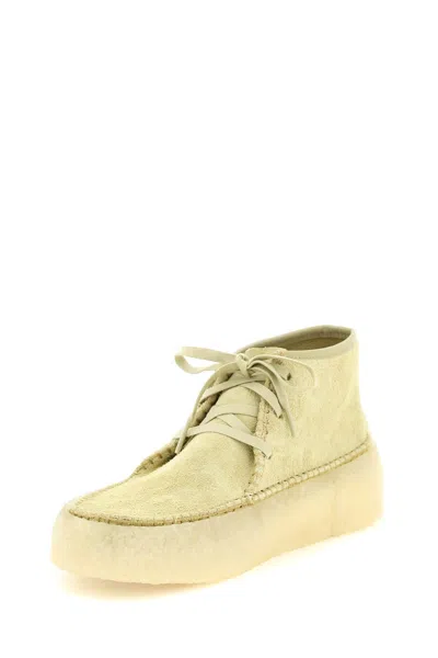 Clarks Originals Brown Suede Leather Caravan Lace-Up Shoes Men 13
