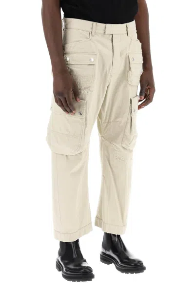 Shop Dsquared2 Multi Pocket Cargo Pants