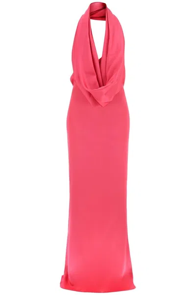 Shop Giuseppe Di Morabito Maxi Gown With Built In Hood