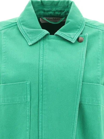 Shop Max Mara "arturo" Cotton Drill Cropped Jacket