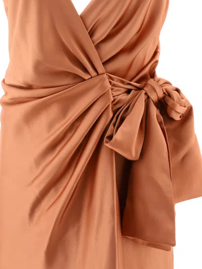 Shop Pinko Elegant Hammered Satin Dress
