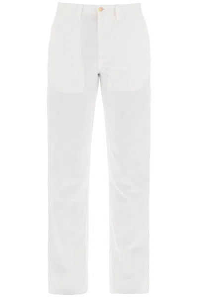 Shop Polo Ralph Lauren Lightweight Linen And Cotton Trousers