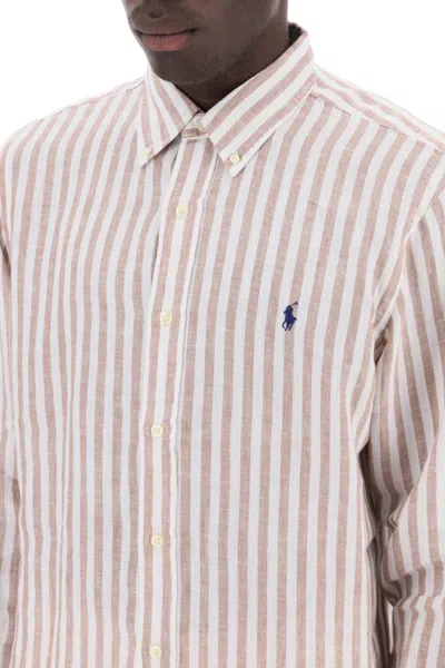 Shop Polo Ralph Lauren Striped Custom Fit Shirt