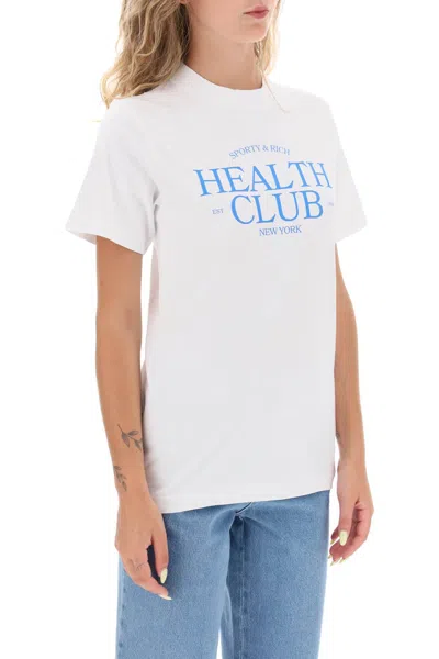 Shop Sporty And Rich Sporty Rich 'sr Health Club' T Shirt