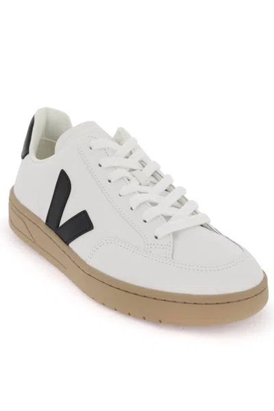 Shop Veja Leather V 12 Sneakers