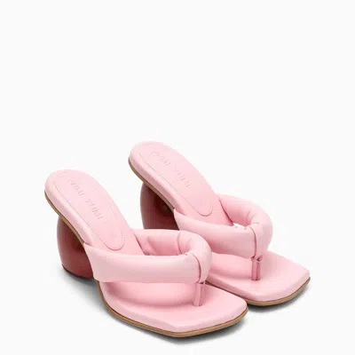 Shop Yume Yume Love Pink Vegan Leather Sandals