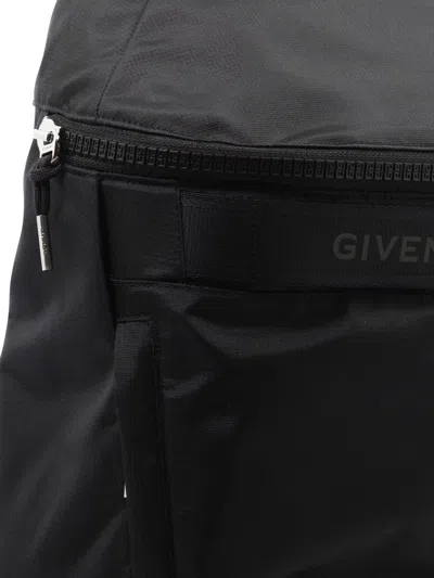 Givenchy G-trek Logo Detail Nylon Backpack In Black