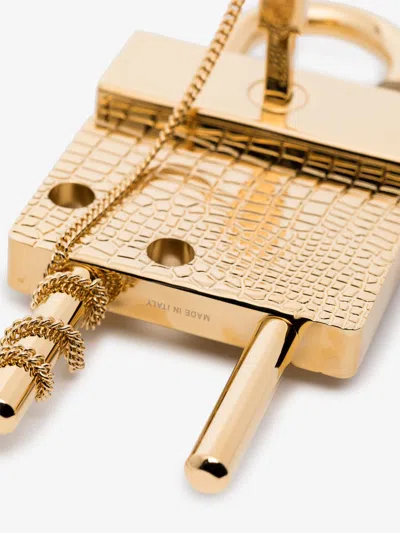 Givenchy Crocodile-effect Padlock