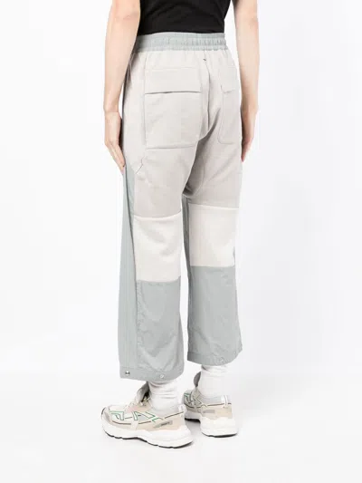 Shop Byborre Cropped Colour-block Track Pants