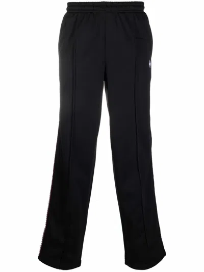 Marcelo Burlon County Of Milan Cross-logo Side-stripe Track Pants