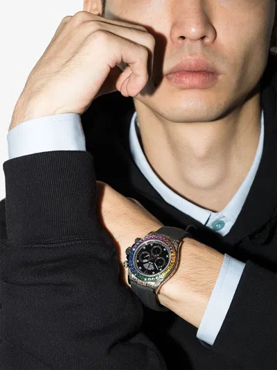 Mad Paris Customised Rolex Daytona Rainbow Engraved 40mm
