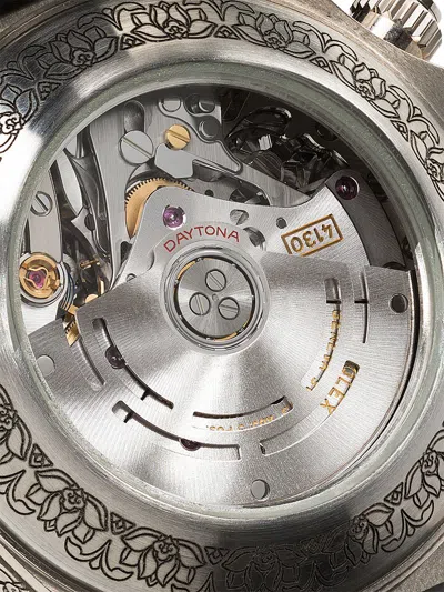 Shop Mad Paris Customised Rolex Daytona Rainbow Engraved 40mm