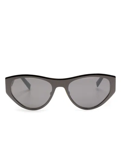 Shop Givenchy Cutout-logo Cat-eye Sunglasses