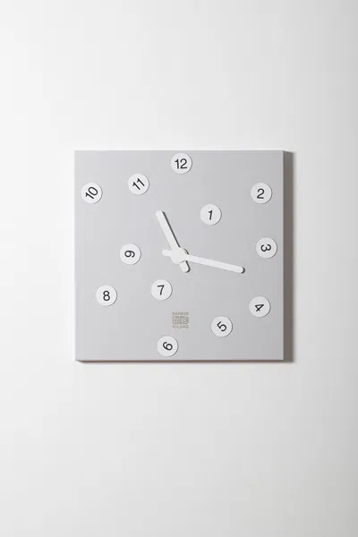 Shop Danese Milano Oramai  By Giulio Iacchetti Wall Clock Silver