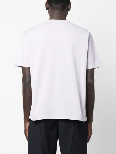 Shop Paul Smith Debossed-logo Cotton T-shirt