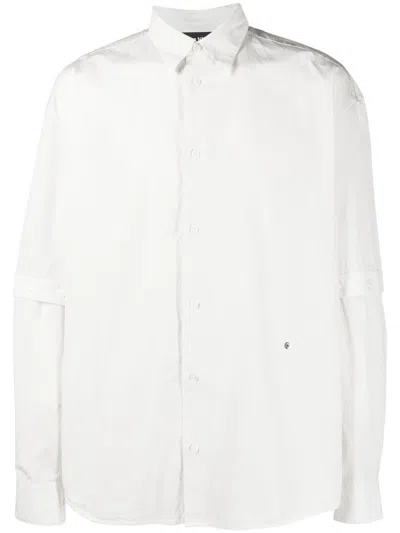Shop Etudes Studio Detachable-sleeved Cotton Shirt