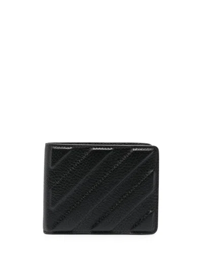 Shop Off-white Diag-stripe Bi-fold Wallet