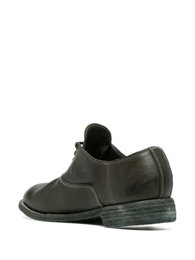 Shop Guidi Distressed Sole Leather Oxfords