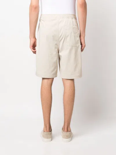 Shop Danton Elasticated-waist Bermuda Shorts