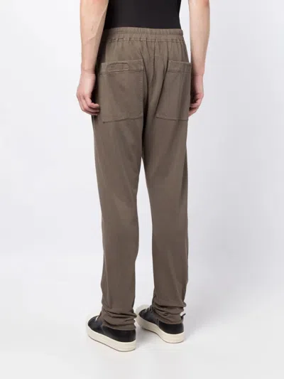 Shop Rick Owens Drkshdw Elasticated-waist Cotton Trousers