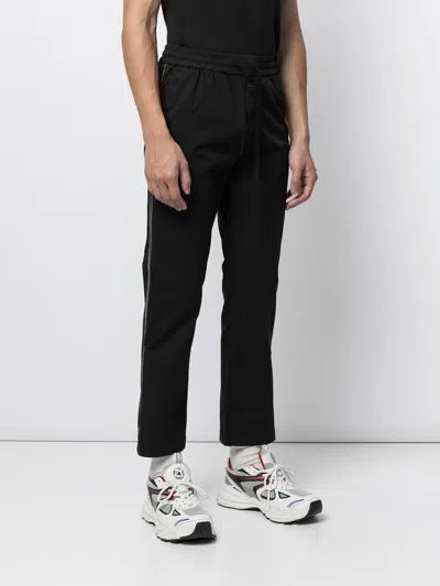 Shop Iceberg Elasticated-waist Cotton-blend Track Trousers