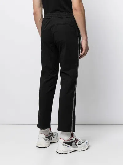 Shop Iceberg Elasticated-waist Cotton-blend Track Trousers