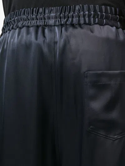 Shop Nanushka Elasticated-waist Cropped Trousers