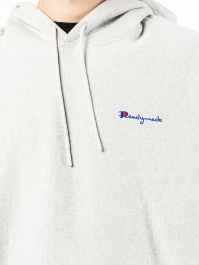 Shop Readymade Embroidered Logo Long-sleeve Hoodie