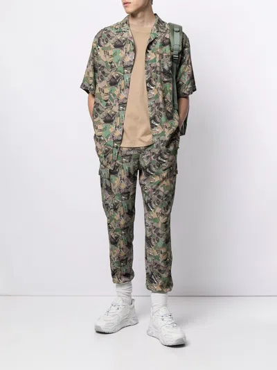 Shop Iceberg Graphic Camouflage-print Track Pants