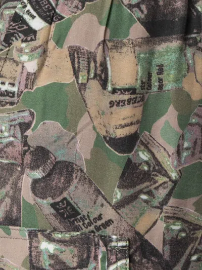 Shop Iceberg Graphic Camouflage-print Track Pants