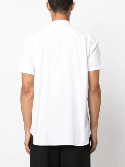 Shop Comme Des Garçons Shirt Graphic-print Cotton Shirt