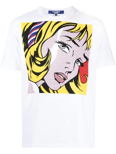 Shop Junya Watanabe Graphic-print Cotton T-shirt