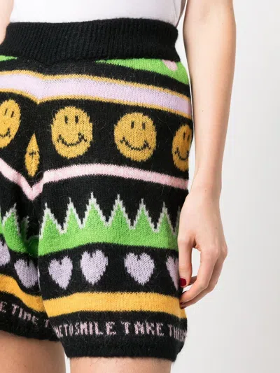 Shop Joshua Sanders Graphic-print Knitted Shorts